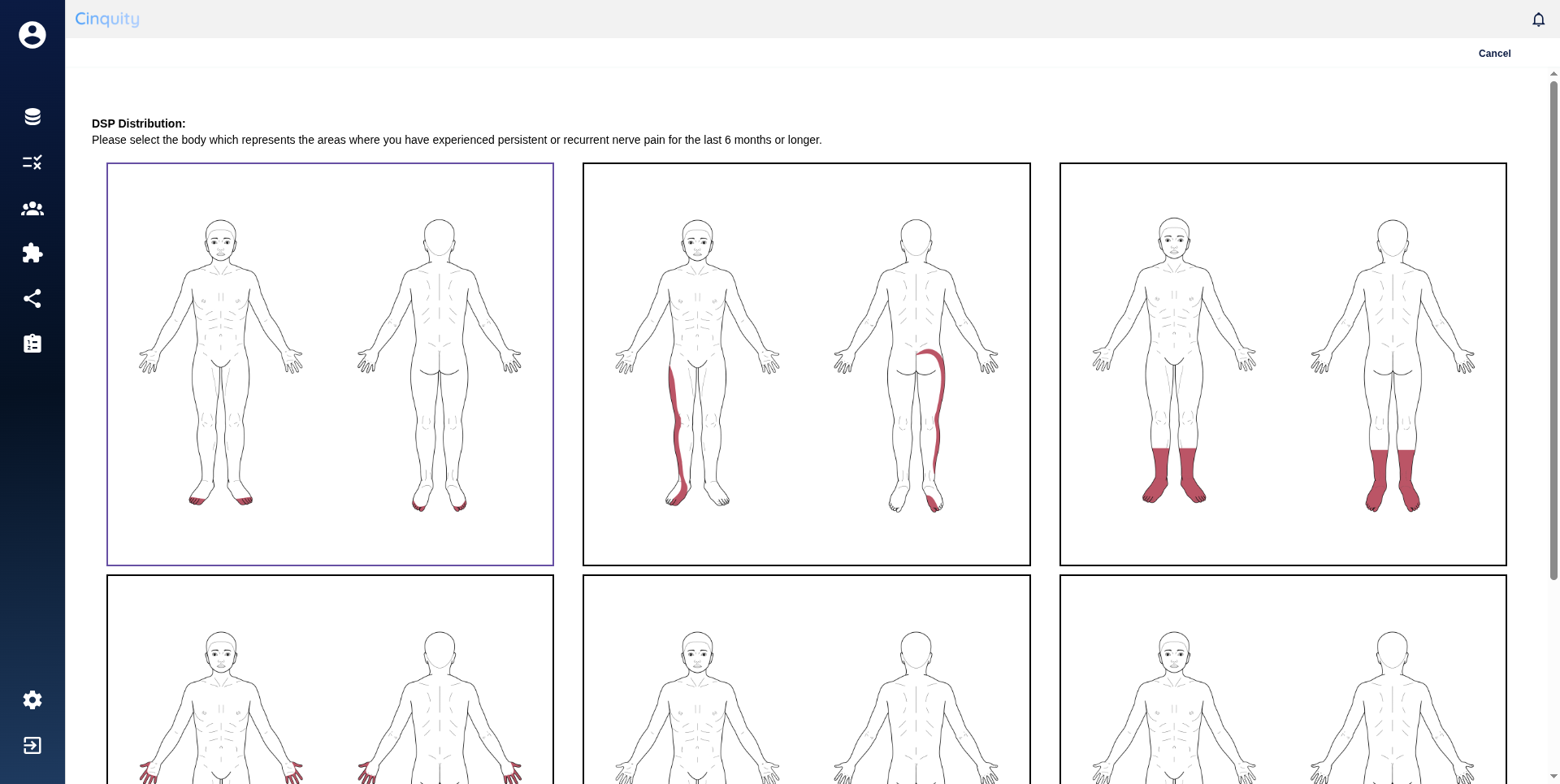 Cinquity interface 15