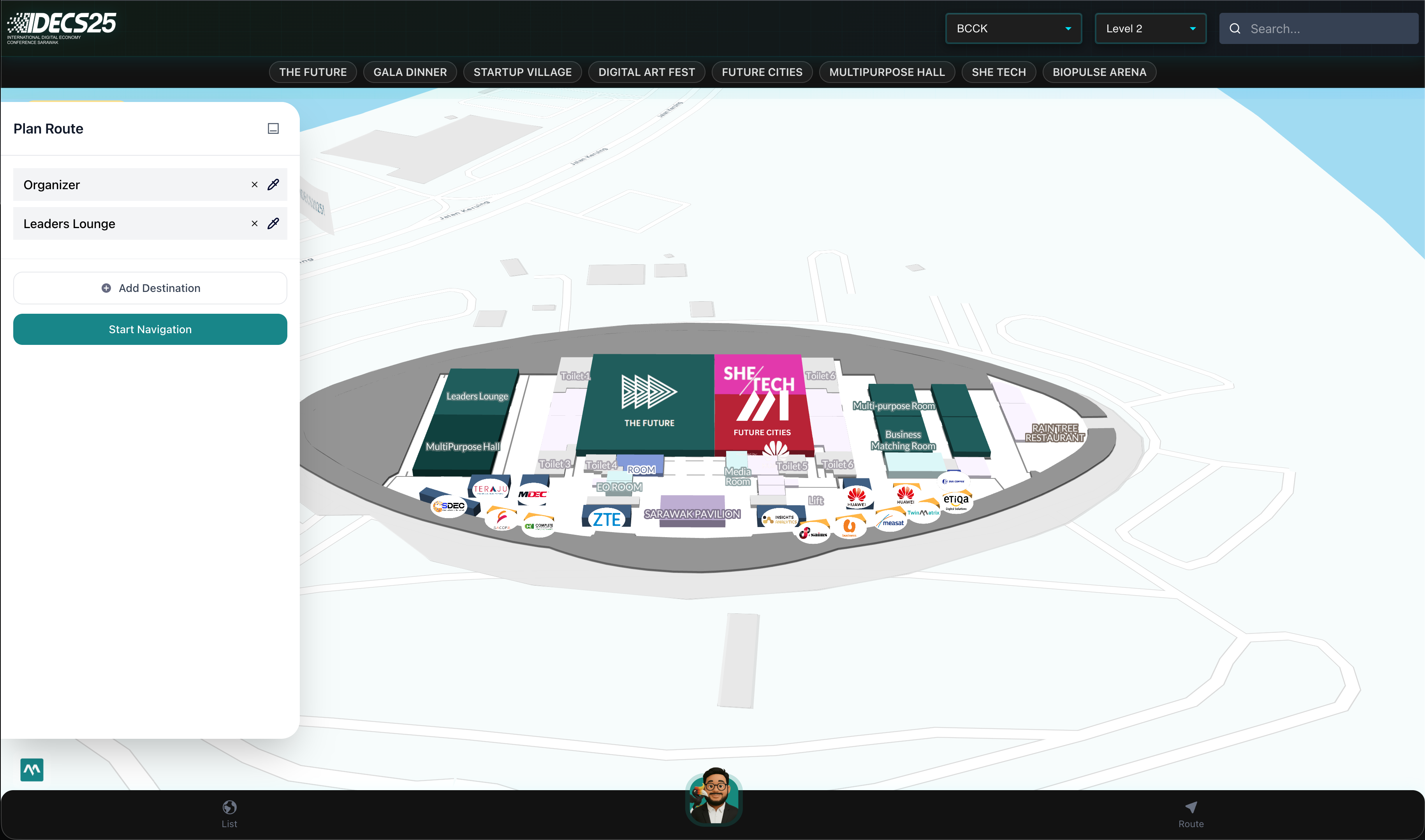 EventSphere interface 11