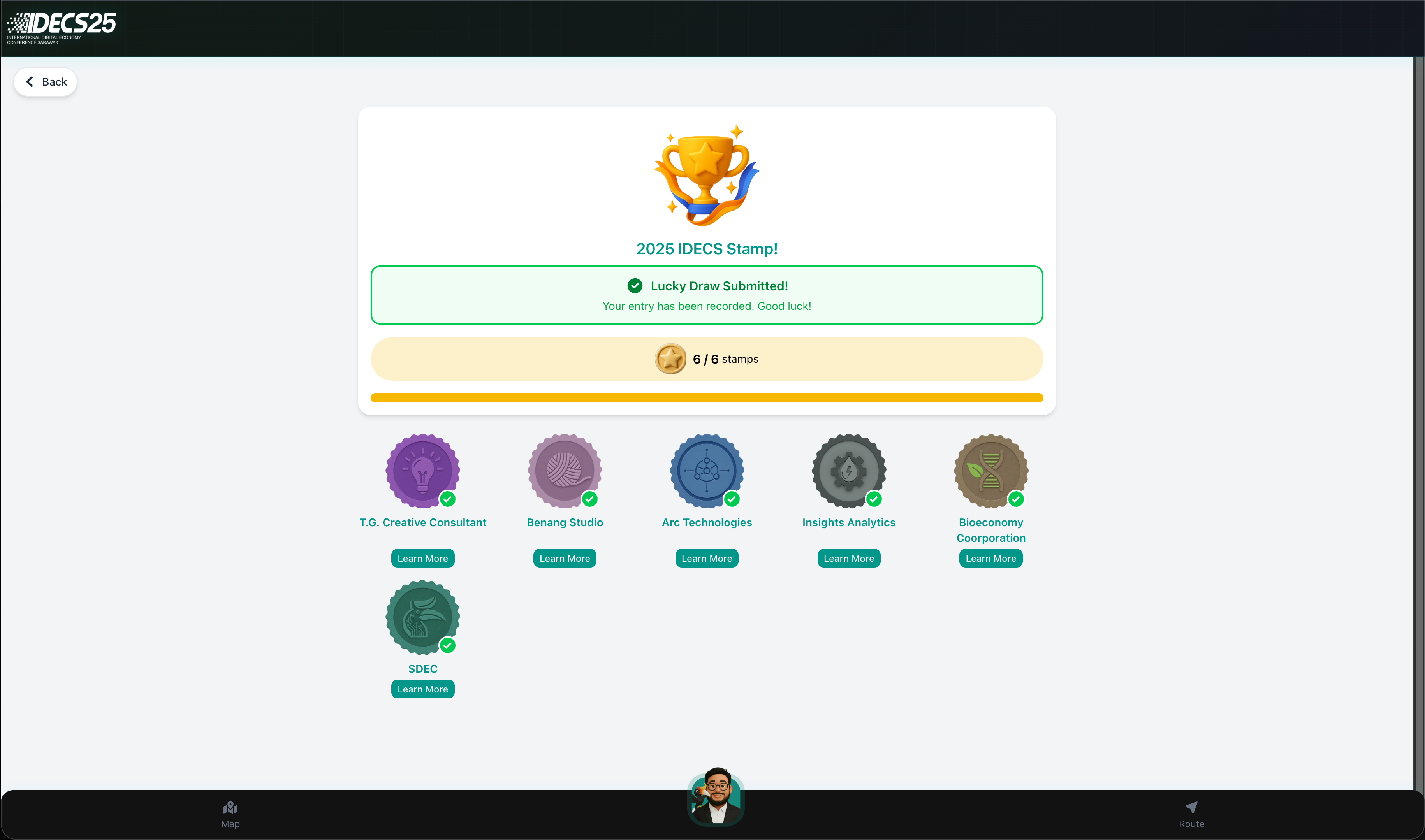 EventSphere interface 3