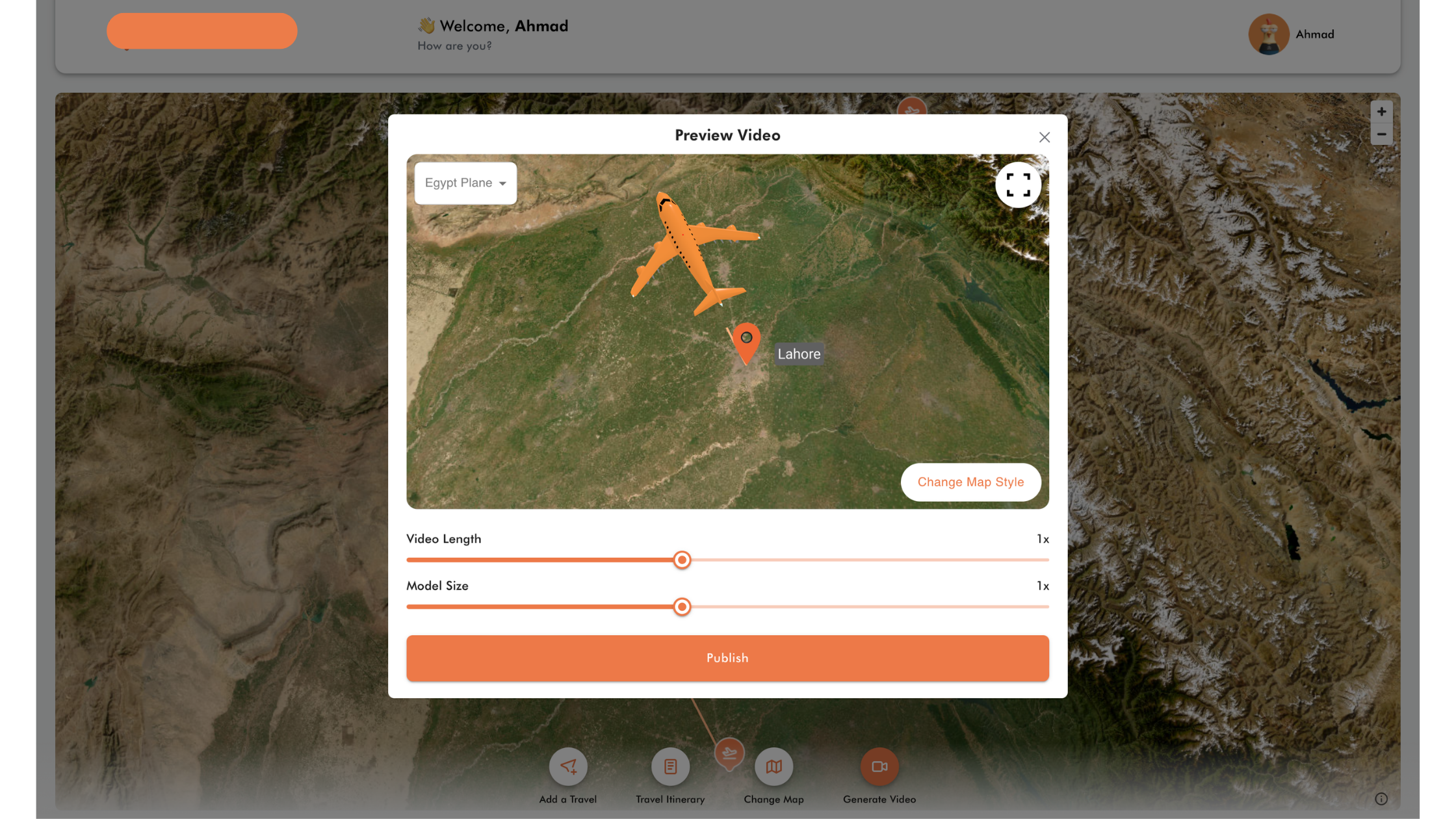 TravelXR interface 9