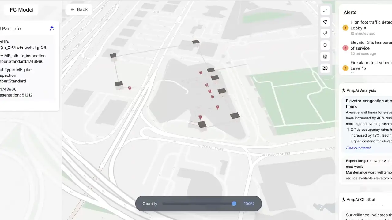 IFC Model Integration on MapLibre