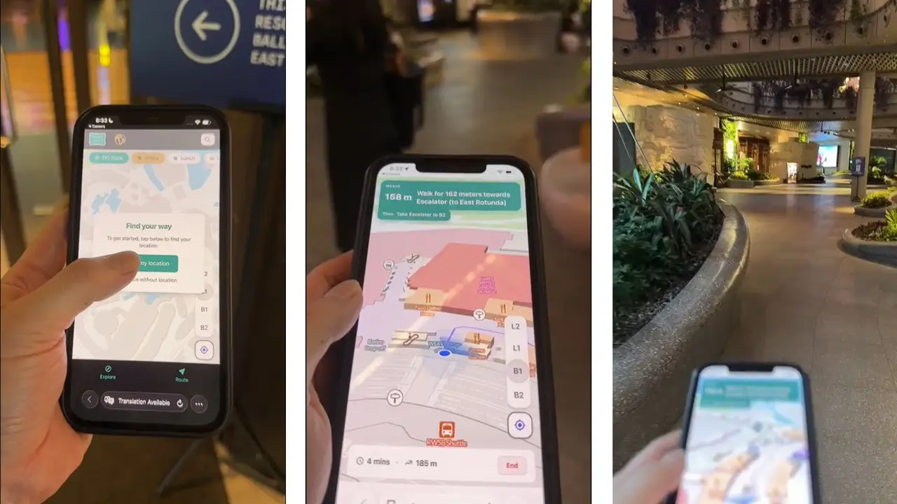 Live Indoor Navigation Engine