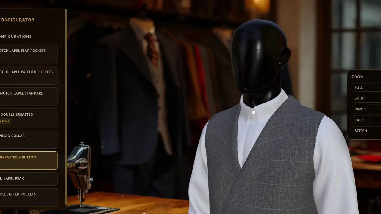 Cloth Fabric Configurator Demo